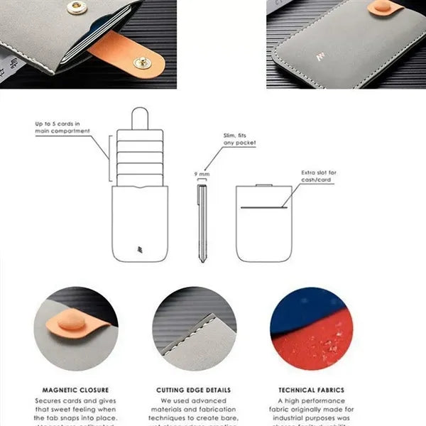 PU Pull-Out Credit Card Holder