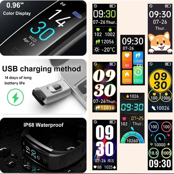 Smart Watch Fitness Activity Tracker with Cardio