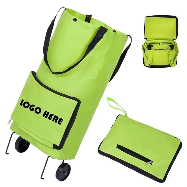 Foldable Oxford Shopping Bag Cart