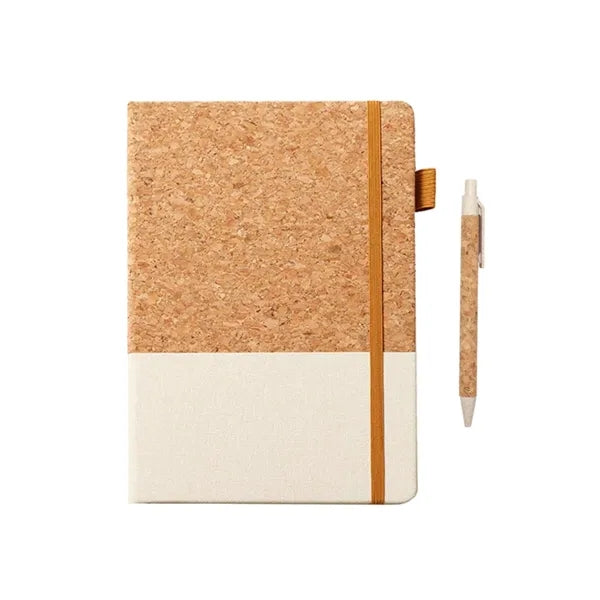 Cork Journal with Eco Pen - Ocean