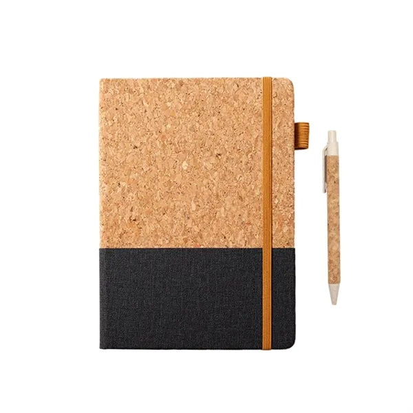 Cork Journal with Eco Pen - Ocean