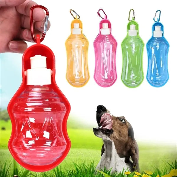 8.5oz and 17oz Portable Dog Water Bottle Set with Carabiner