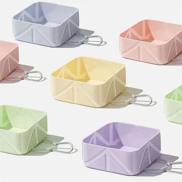 Outdoor Pet Folding Silicone Camping Bowl