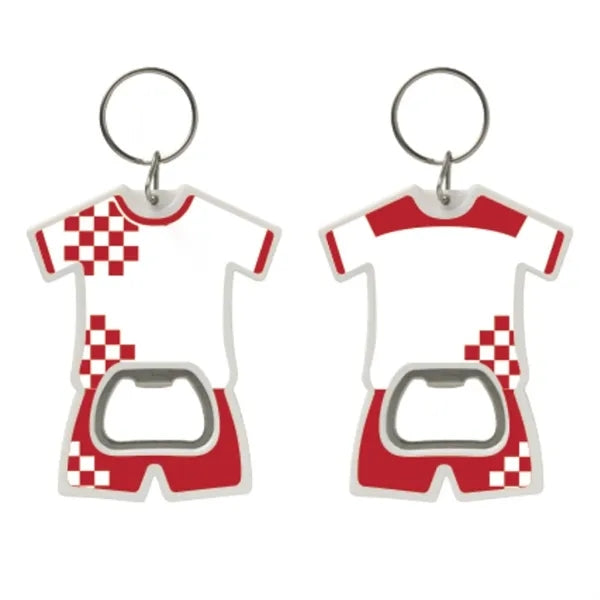 Football/Soccer Jersey Keychain w/ Bottle Opener