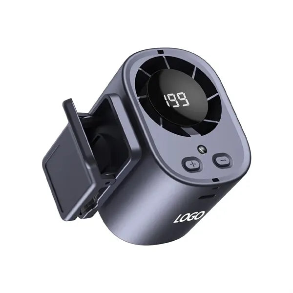 Rechargeable Desk Fan with Digital Display