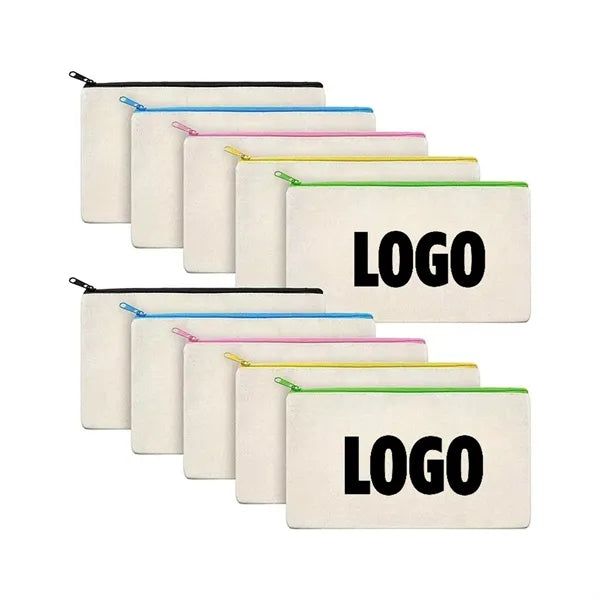Zipper Canvas Pencil Pouch