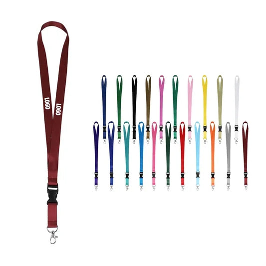 Full Color Lanyard W/ Lobster Hook & Plastic Buckle
