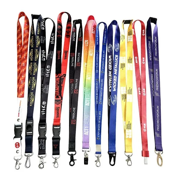 Full Color Lanyard W/ Lobster Hook & Plastic Buckle