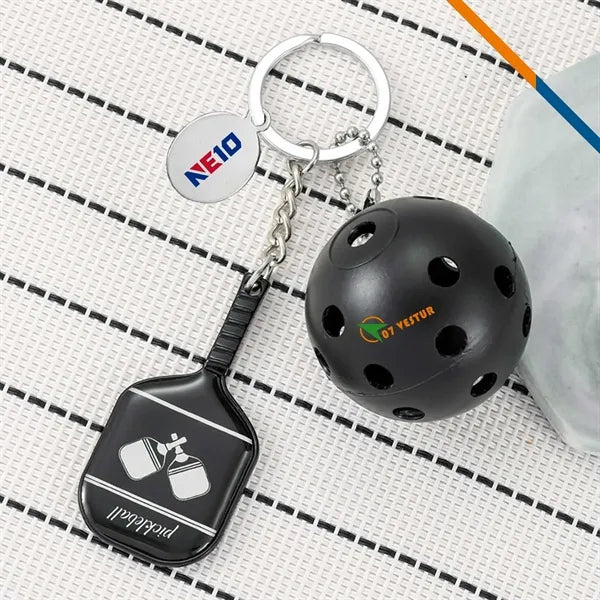 Hitvi Metal Pickleball Paddle Keychain