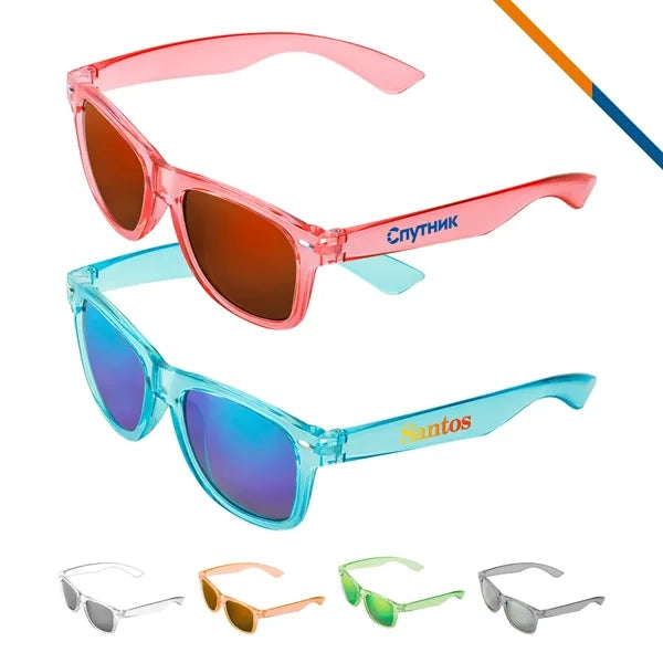 MiroPop Mirrored Tonal Sunglasses