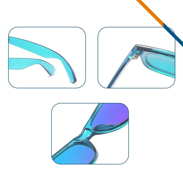 MiroPop Mirrored Tonal Sunglasses