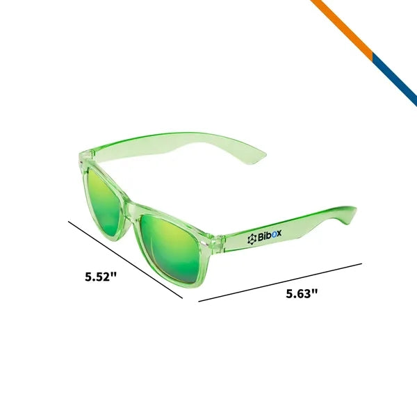 MiroPop Mirrored Tonal Sunglasses