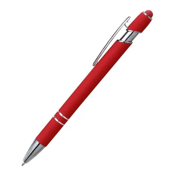 2-in-1 Stylus Retractable Ballpoint Pen with Black Ink