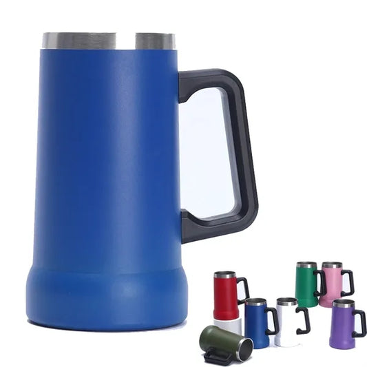 24oz Double Walled Vacuum Insulated Beer Mug