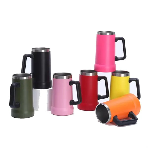 24oz Double Walled Vacuum Insulated Beer Mug