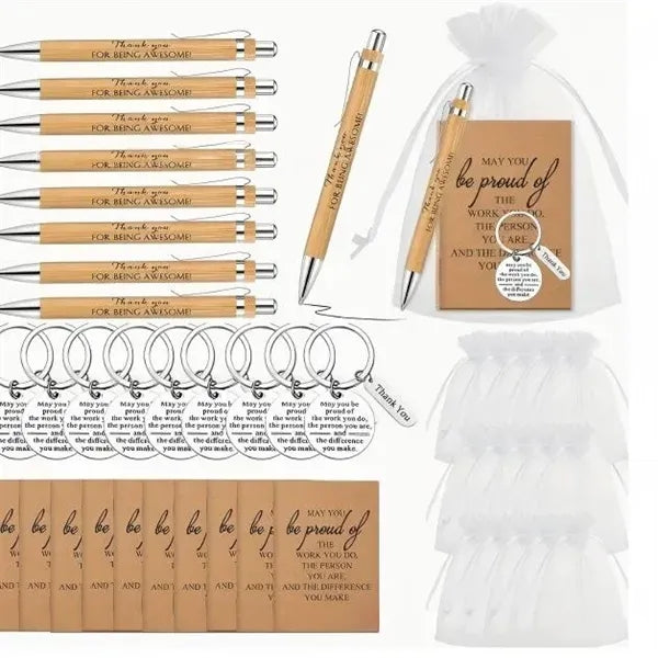 Motivational Notebooks Set with Ballpoint Pens