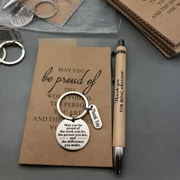 Motivational Notebooks Set with Ballpoint Pens