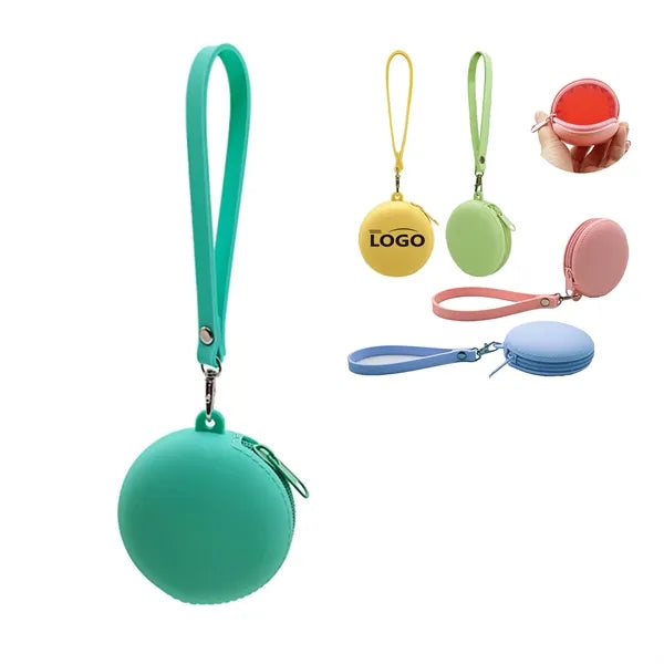 Round Silicone Coin Pouch