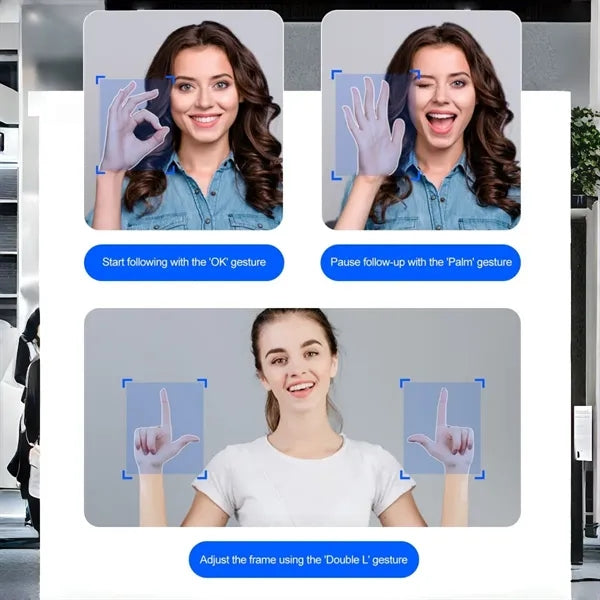 Smart Phone Gimbal 360 Face Tracking Gesture Control