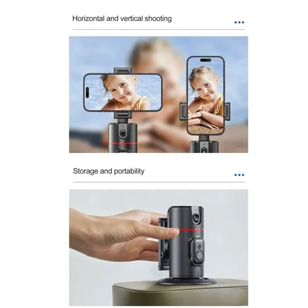 Smart Phone Gimbal 360 Face Tracking Gesture Control