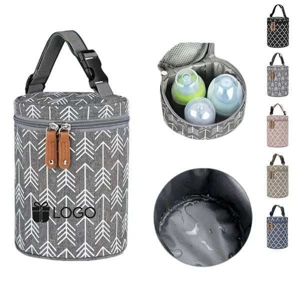 Insulated Baby Bottle Bag Capacity Breastmilk Cooler Daycare