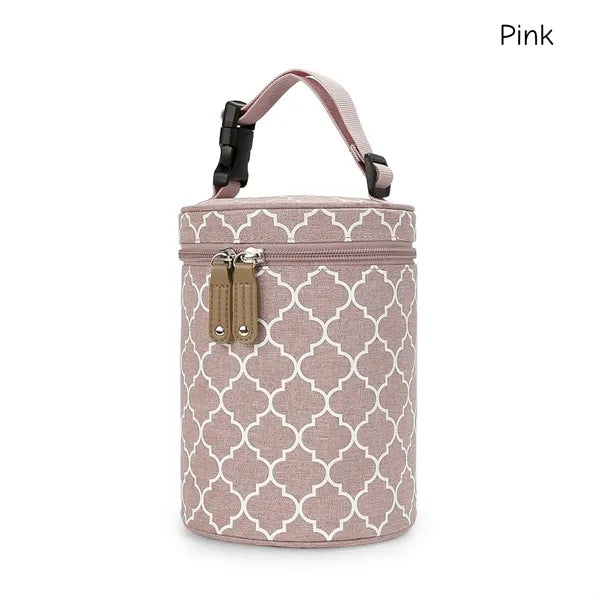 Insulated Baby Bottle Bag Capacity Breastmilk Cooler Daycare