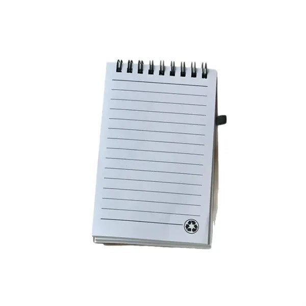 Kraft Top-Flip Spiral Notebook 3.5x5.5" With Ballpoint Pen