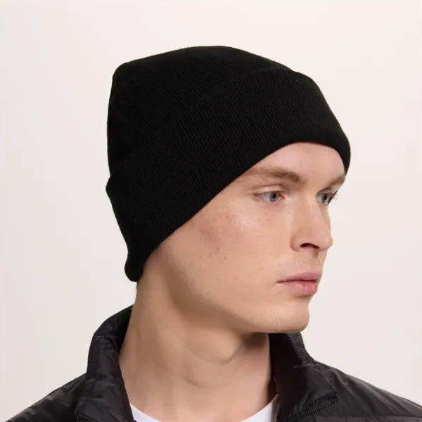 Satin-Lined Cuffed Knit Beanie