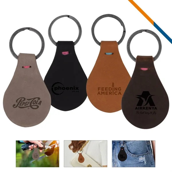KeyHue Leather Keychain