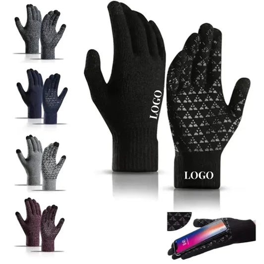 Winter Thermal Touchscreen Knit Gloves