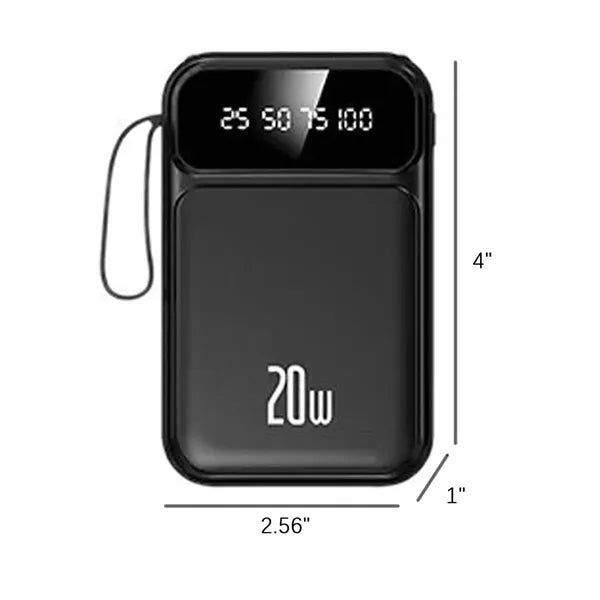 10000mAh 4 in 1 Fast Charging Power Bank With 4 Cables
