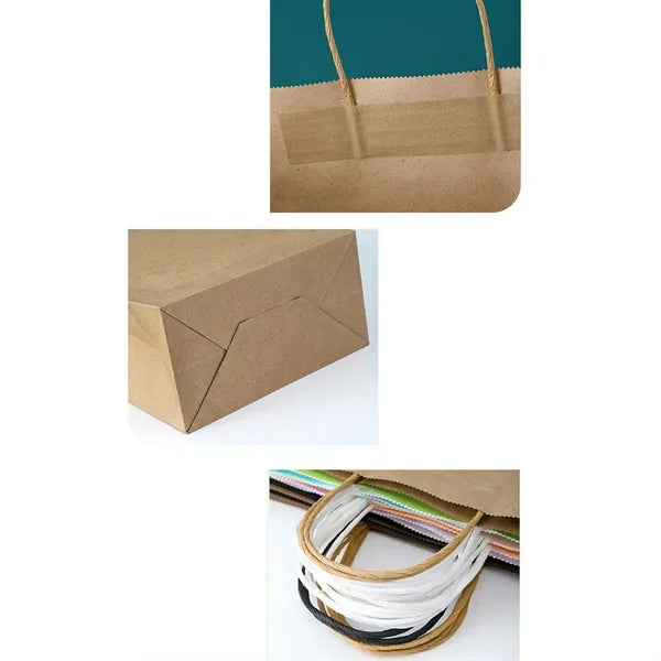 Kraft Paper Shopping Bag with Handles