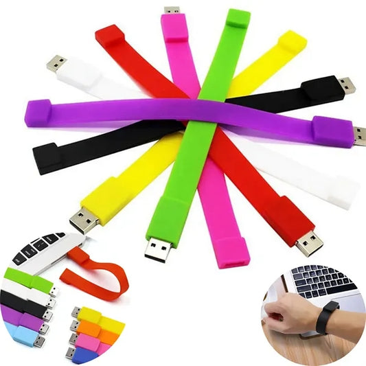 4GB USB 2.0 Wristband Memory Flash Drive