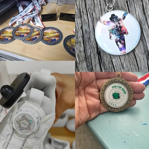 3D Domed Epoxy Resin Custom Sticker Label