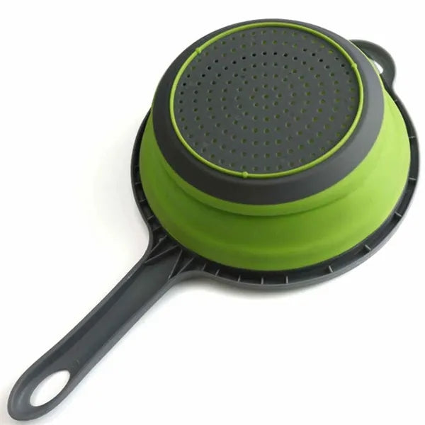 Foldable Round Silicone Kitchen Strainer Colanders