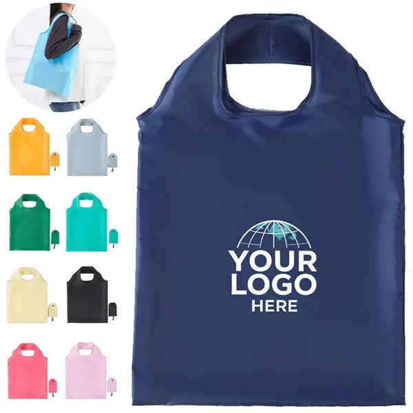 Foldable Waterproof Polyester Shopping Tote Bag