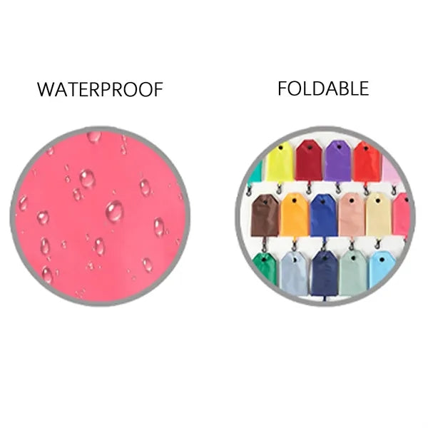 Foldable Waterproof Polyester Shopping Tote Bag