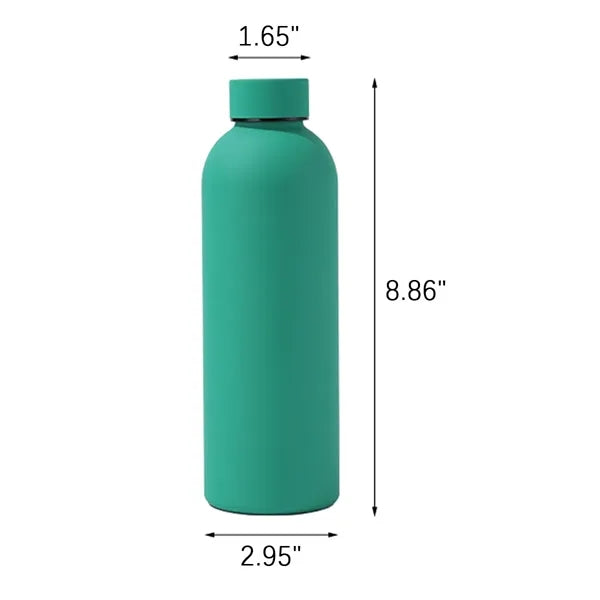 17 Oz Vacuum Insulated Stainless Steel Water Bottle
