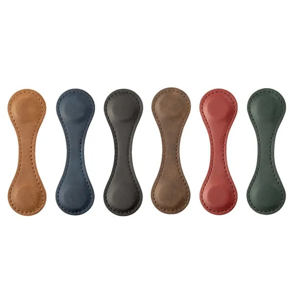 Leather Magnetic Bookmark/Pen Holder
