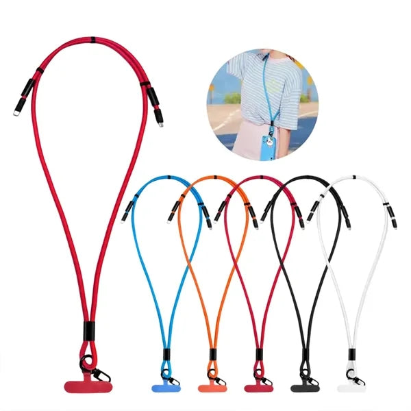 2 In 1 Lanyard Fast Charging Cable