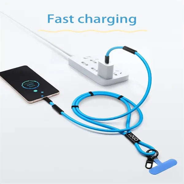 2 In 1 Lanyard Fast Charging Cable