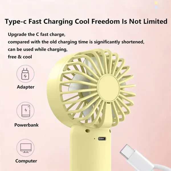 Mini Handheld Outdoor Hydrating Portable Electric Spray Fan