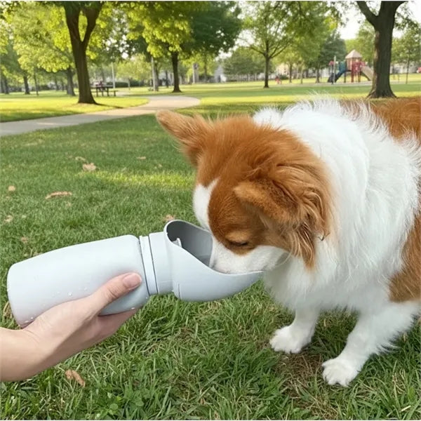 Foldable Silicone Pet Travel Water Bottle 19 oz