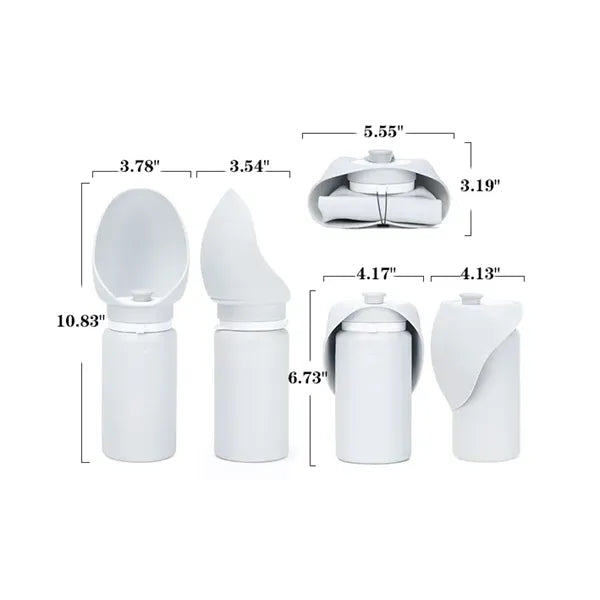 Foldable Silicone Pet Travel Water Bottle 19 oz