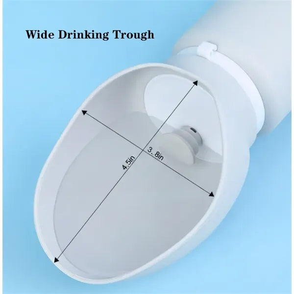 Foldable Silicone Pet Travel Water Bottle 19 oz