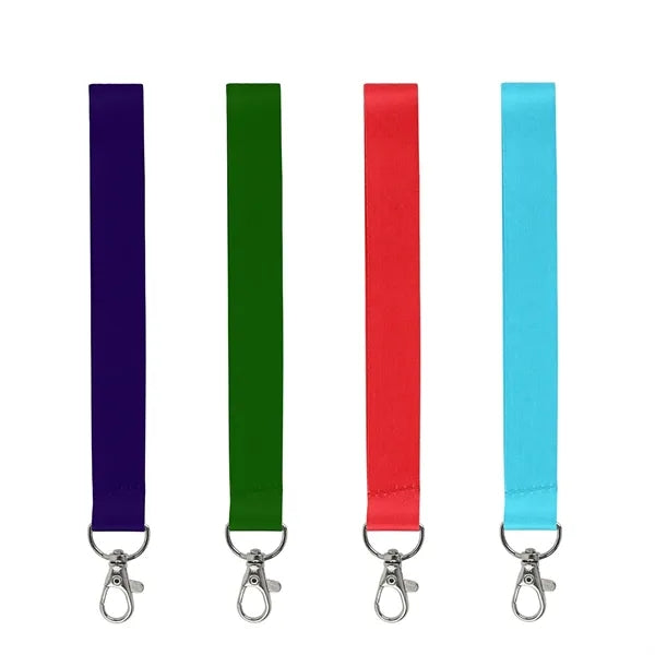 3/4" Custom Sublimated Wrist Keychain Lanyard