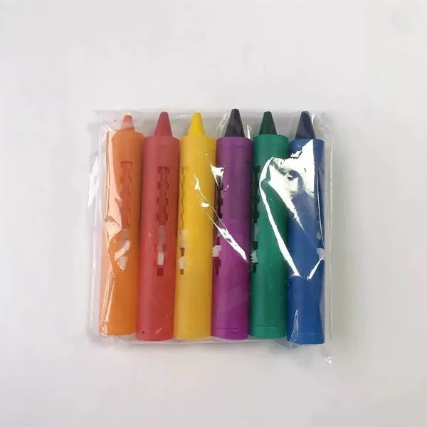 Kids Bath Crayons 6 Colors Washable Bathtub Drawing Pens