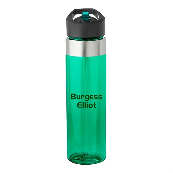 24 oz Slim Flip Straw Bottle