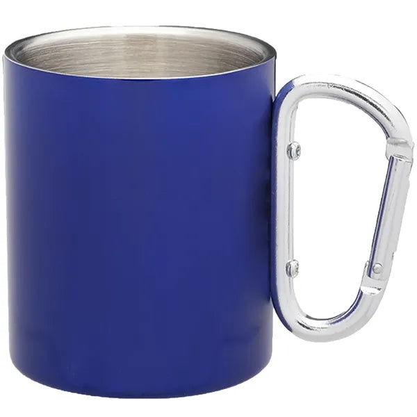 10 oz Clip Handle Steel Mug