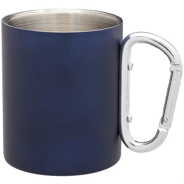 10 oz Clip Handle Steel Mug